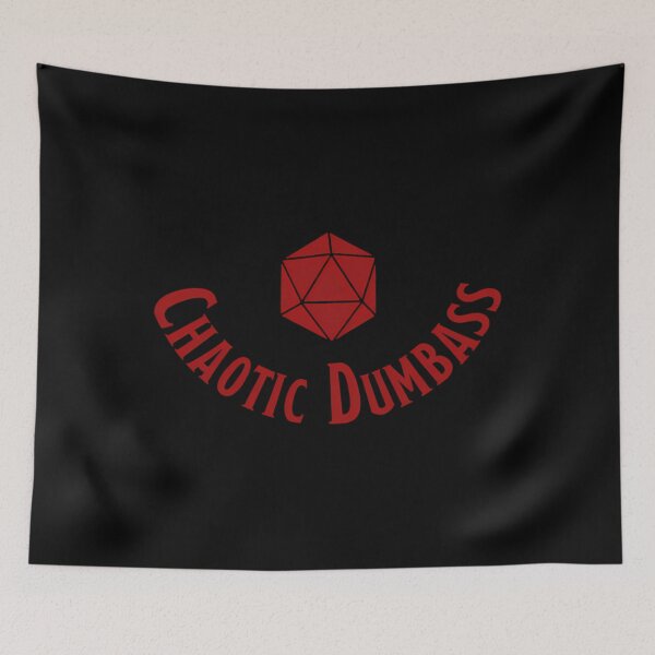 Item preview, Chaotic Dumbass D20 Dice Funny RPG designed and sold by ipjbrhrzfqo79.