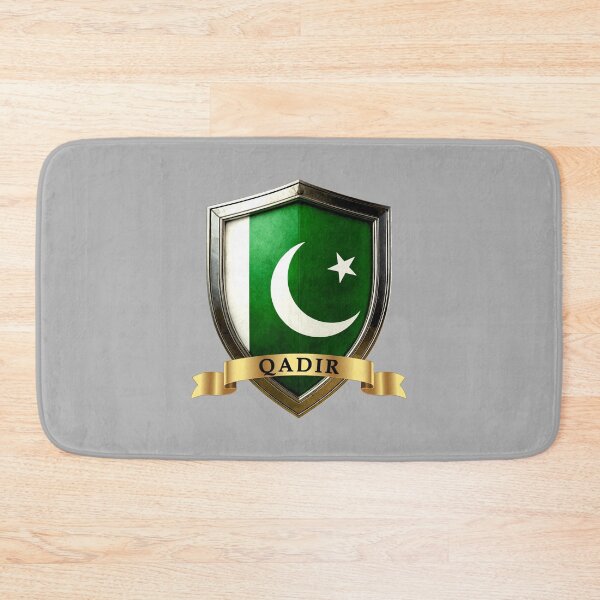 Item preview, Qadir Pakistan Heraldic Name Shield designed and sold by Highlandkings.