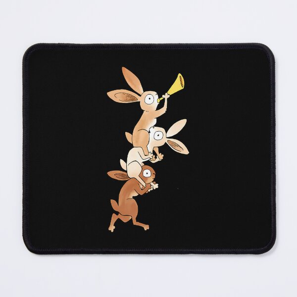 Item preview, Medieval Marginalia Acrobatic Bunny Tower designed and sold by ipjbrhrzfqo79.