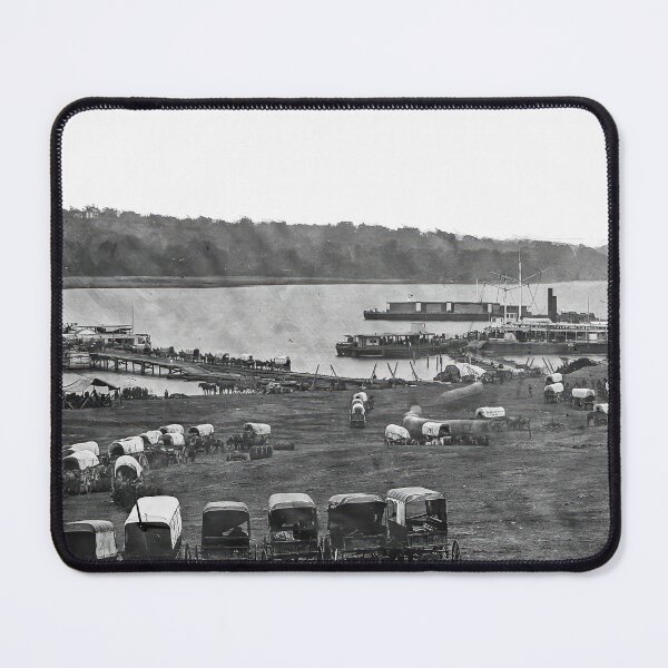 Item preview, Civil War Wagon Train James River Virginia Photograph designed and sold by TheSoulOfArt.