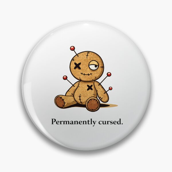 Item preview, A Little Bit Haunted: Permanently cursed (Voodoo Doll) designed and sold by Haunted House of Cards.