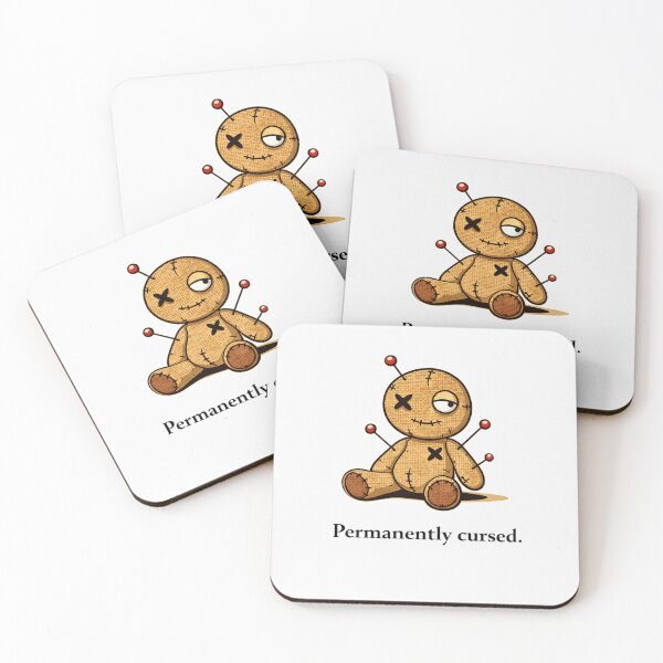 Item preview, A Little Bit Haunted: Permanently cursed (Voodoo Doll) designed and sold by Haunted House of Cards.