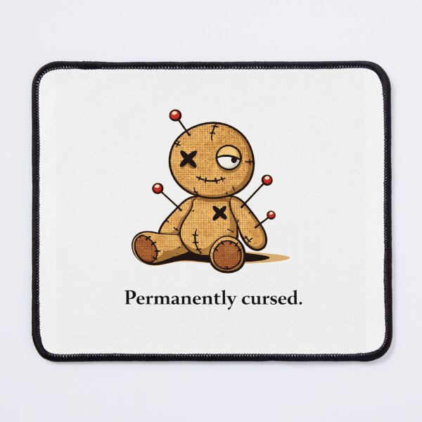 Item preview, A Little Bit Haunted: Permanently cursed (Voodoo Doll) designed and sold by Haunted House of Cards.