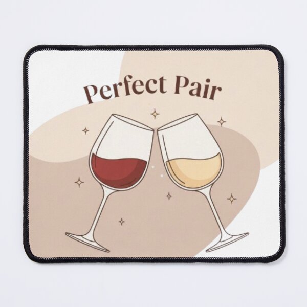 Item preview, Perfect pair wine glass sticker designed and sold by Dipti333.