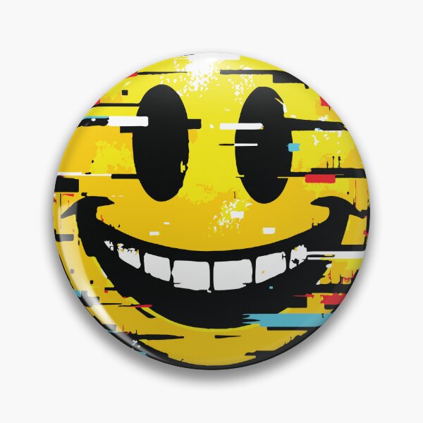 Item preview, Modern 'glitch' effect – like a digitally broken smiley that still conveys positivity. designed and sold by Dejbar.