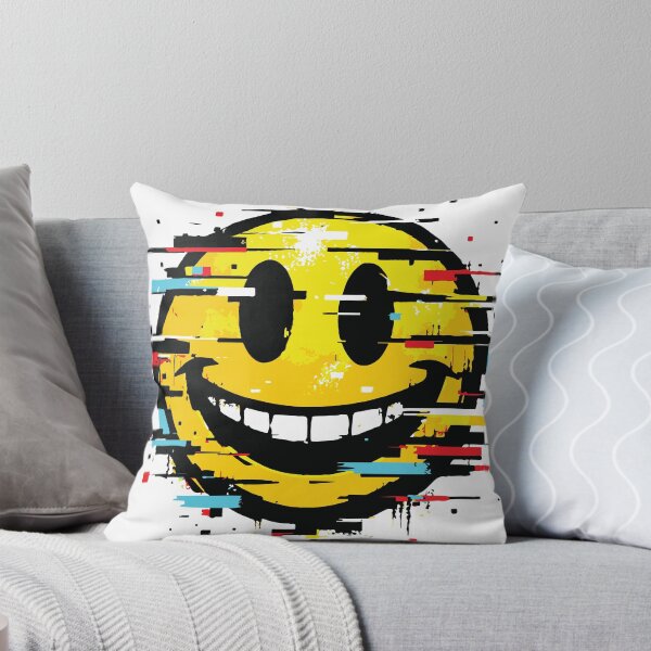 Item preview, Modern 'glitch' effect – like a digitally broken smiley that still conveys positivity. designed and sold by Dejbar.