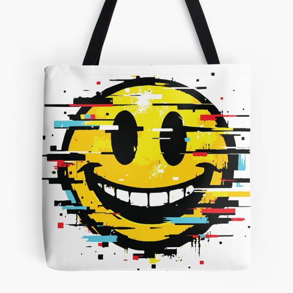 Item preview, Modern 'glitch' effect – like a digitally broken smiley that still conveys positivity. designed and sold by Dejbar.