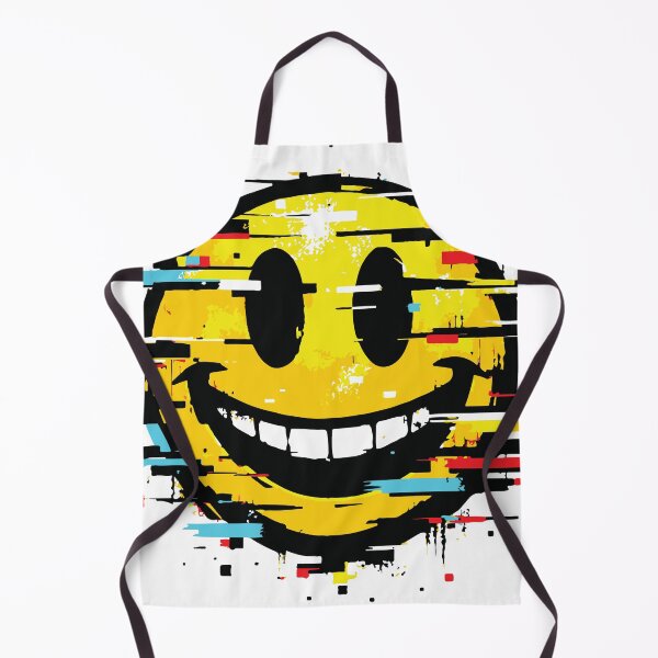 Item preview, Modern 'glitch' effect – like a digitally broken smiley that still conveys positivity. designed and sold by Dejbar.