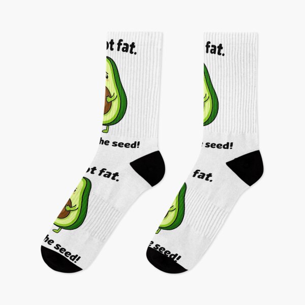 Item preview, Funny Kawaii Avocado Pun: It's Just The Seed designed and sold by Echo-Draw.