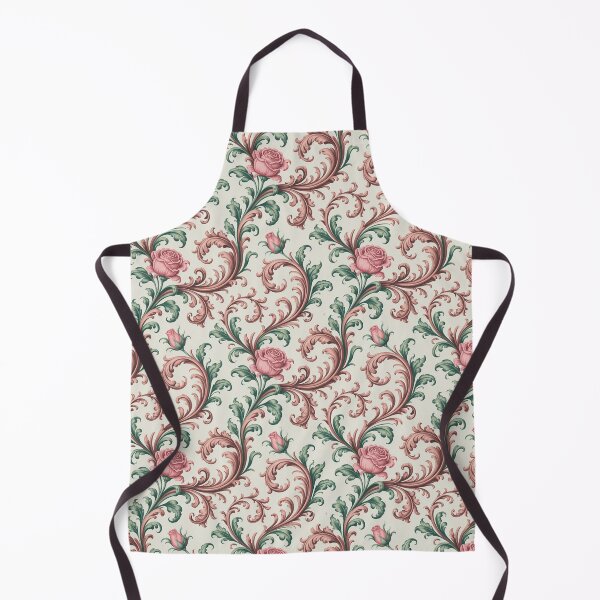 Item preview, Rococo Floral Damask Pattern – Pastel Baroque Rose Ornamental Seamless Design designed and sold by Tamas Das.