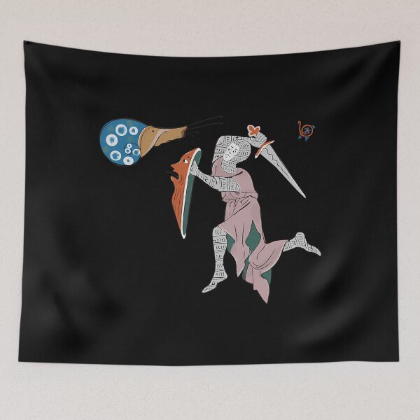 Item preview, Epic Knight Vs Snail Medieval Art designed and sold by ipjbrhrzfqo79.