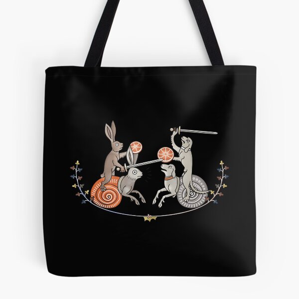 Item preview, Medieval Marginalia Rabbits Fighting Knights designed and sold by ipjbrhrzfqo79.