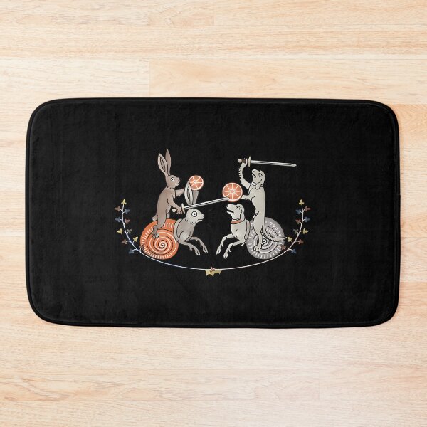 Item preview, Medieval Marginalia Rabbits Fighting Knights designed and sold by ipjbrhrzfqo79.