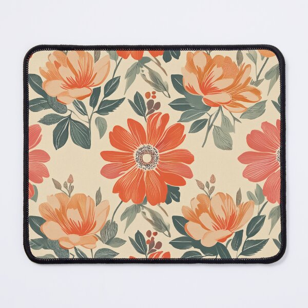 Item preview, Playful Retro Colorful Floral Pattern – Classic Retro Bloom designed and sold by soft-pop-studio.