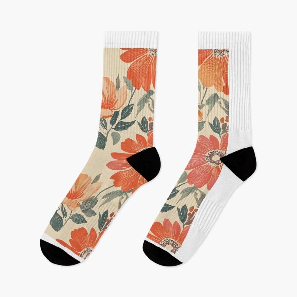 Item preview, Playful Retro Colorful Floral Pattern – Classic Retro Bloom designed and sold by soft-pop-studio.