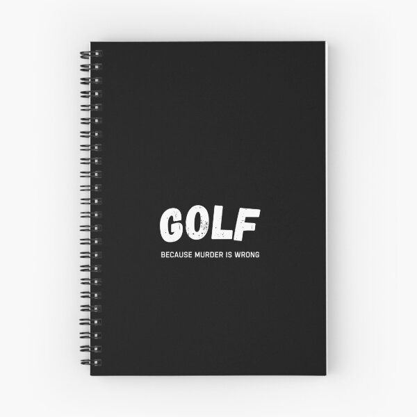 Item preview, Golf Because Murder Is Wrong Funny Golfer designed and sold by StrideSuccess.