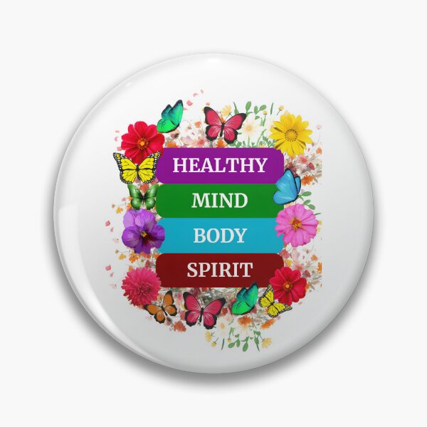 Item preview, HEALTHY MIND BODY & SPIRIT TO ATTRACT GOOD  HEALTH designed and sold by Brewgoodness.