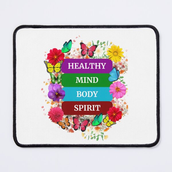 Item preview, HEALTHY MIND BODY & SPIRIT TO ATTRACT GOOD  HEALTH designed and sold by Brewgoodness.