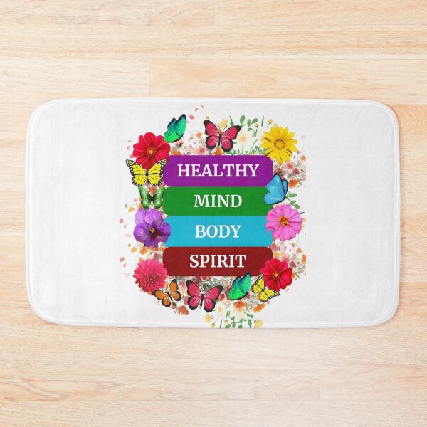 Item preview, HEALTHY MIND BODY & SPIRIT TO ATTRACT GOOD  HEALTH designed and sold by Brewgoodness.