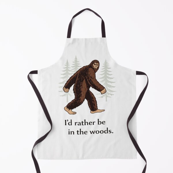 Item preview, A Little Bit Haunted: I’d rather be in the woods. (Bigfoot) designed and sold by Haunted House of Cards.