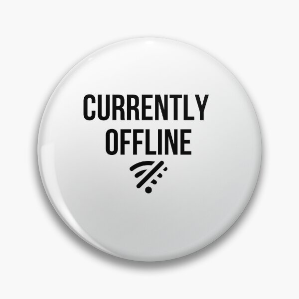 Item preview, Currently Offline Funny Minimalist Quote designed and sold by MoodOffline12427.