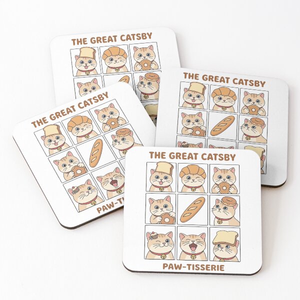 Item preview, The Great Catsby – Paw-tisserie Funny Cat Bakery Design designed and sold by aiqdelicia.