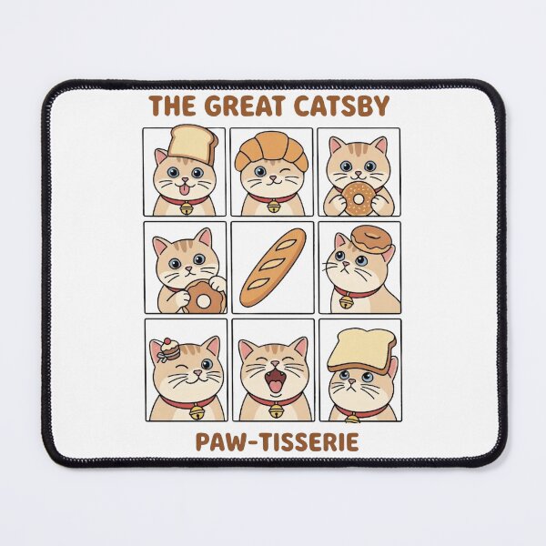 Item preview, The Great Catsby – Paw-tisserie Funny Cat Bakery Design designed and sold by aiqdelicia.