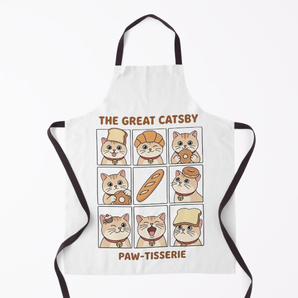 Item preview, The Great Catsby – Paw-tisserie Funny Cat Bakery Design designed and sold by aiqdelicia.