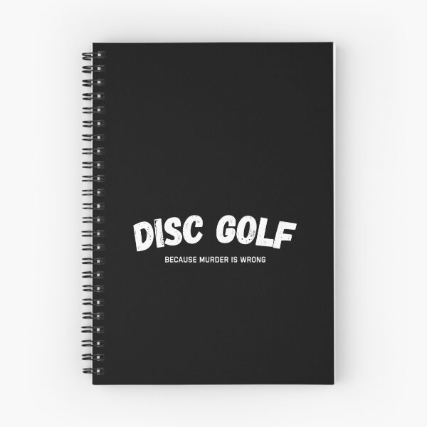 Item preview, Disc Golf Because Murder Is Wrong Funny Disc Golfer designed and sold by StrideSuccess.