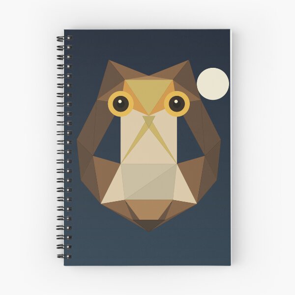 Item preview, Geometric Owl - Low Poly Animal Art designed and sold by VoidPattern.
