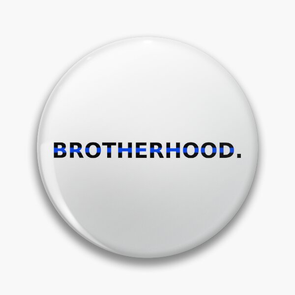 Item preview, Brotherhood Mini – Thin Blue Line Design | Police & Emergency Services | Unity & Loyalty designed and sold by Lineforge by BehrfectMoments.