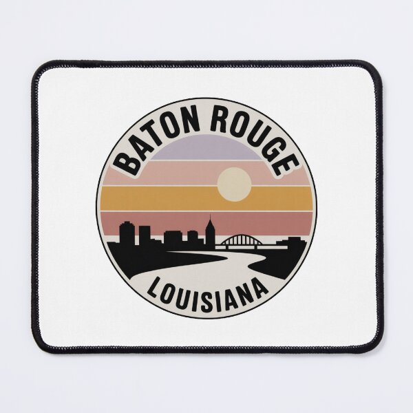 Item preview, Baton Rouge Louisiana: Muted Sunset Skyline River Bridge designed and sold by CircinusStore.