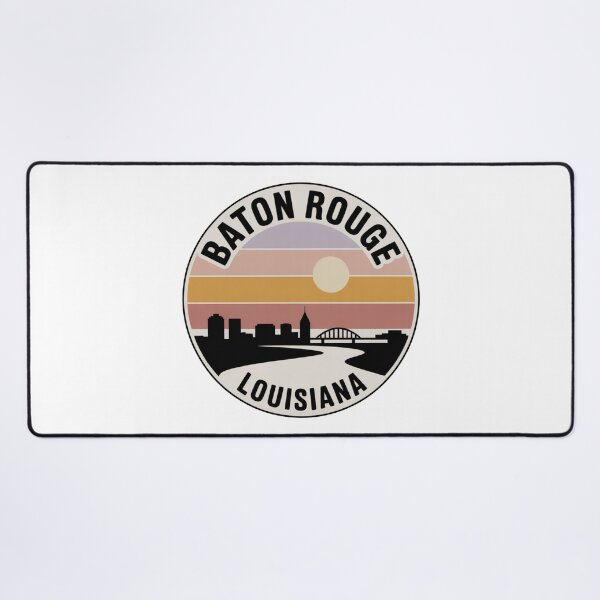 Item preview, Baton Rouge Louisiana: Muted Sunset Skyline River Bridge designed and sold by CircinusStore.