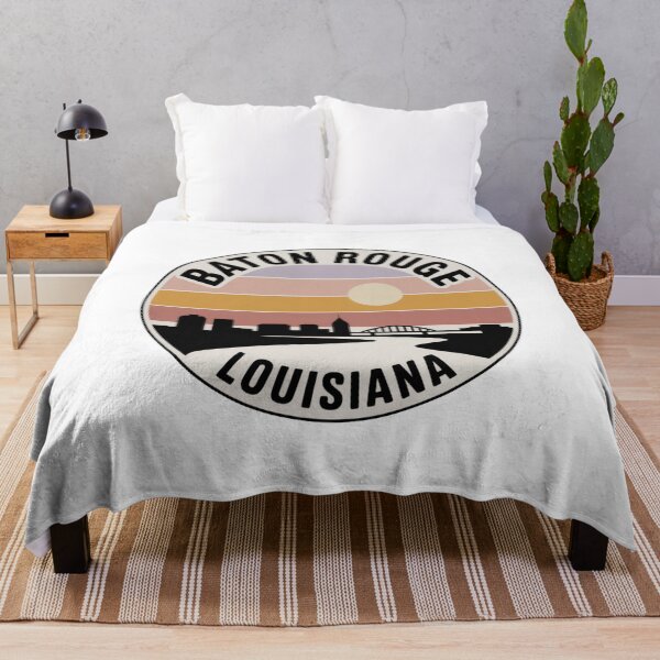 Item preview, Baton Rouge Louisiana: Muted Sunset Skyline River Bridge designed and sold by CircinusStore.