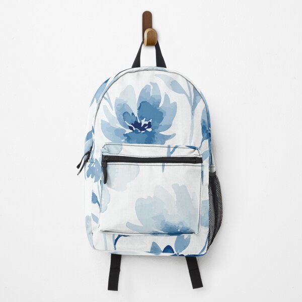 Item preview, Indigo Watercolor Floral Pattern – Blue Boho Wildflowers designed and sold by Far Out Goods.
