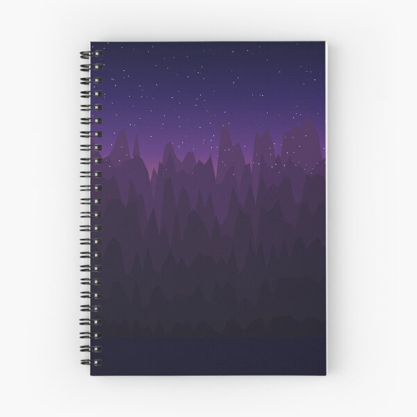 Item preview, Sunset Gradient Mountain - Layered Landscape Art designed and sold by VoidPattern.
