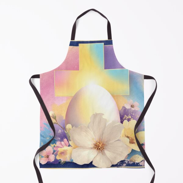 Item preview, Glowing Easter Cross with Flowers – Christian Resurrection Holiday Design designed and sold by olenapetol.