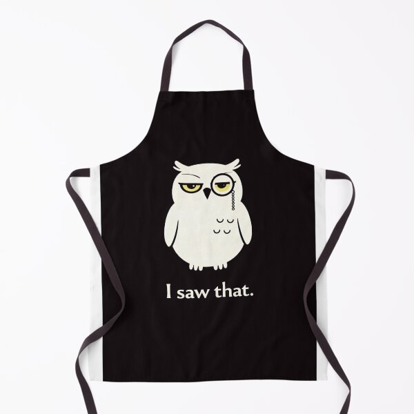 Item preview, A Little Bit Haunted: I saw that. (Owl) designed and sold by Haunted House of Cards.