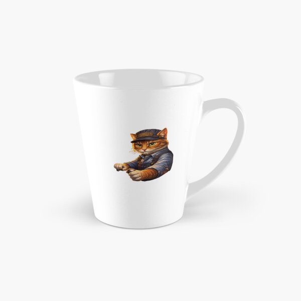 Item preview, Steam Train Cat Engineer – Vintage Locomotive Driver Cat Design designed and sold by Busdriverstore.