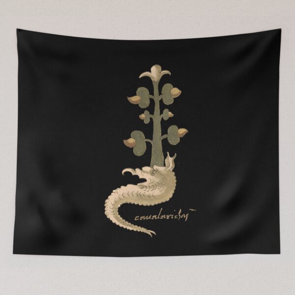 Item preview, Bizarre Medieval Marginalia Dragon Root designed and sold by ipjbrhrzfqo79.