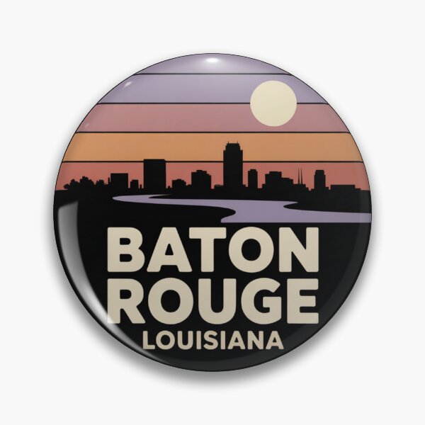 Item preview, Baton Rouge Louisiana: Purple Haze Sunset Skyline Mississippi River designed and sold by CircinusStore.