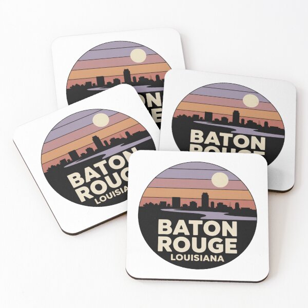 Item preview, Baton Rouge Louisiana: Purple Haze Sunset Skyline Mississippi River designed and sold by CircinusStore.