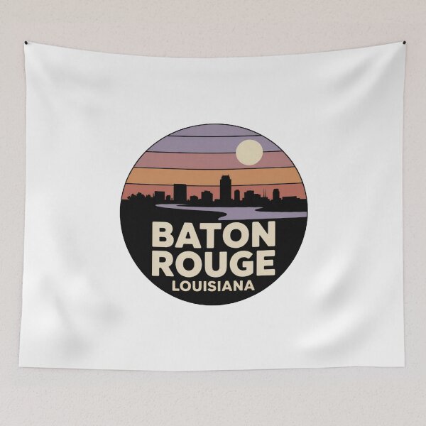 Item preview, Baton Rouge Louisiana: Purple Haze Sunset Skyline Mississippi River designed and sold by CircinusStore.