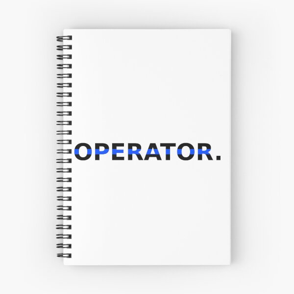 Item preview, OPERATOR. Mini - Thin Blue Line Design | Police & Emergency Services | Strength & Readiness designed and sold by Lineforge by BehrfectMoments.