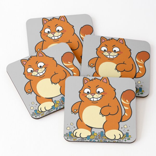 Item preview, Kaiju Cat Icon designed and sold by Stickersdevelop.