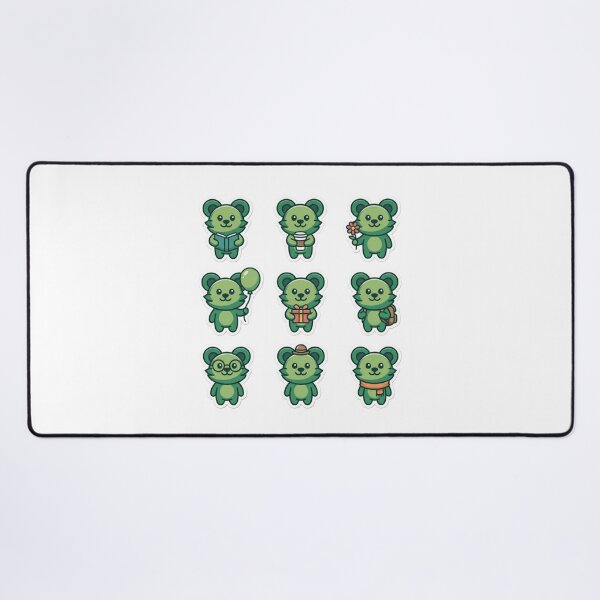Item preview, Bunch Green Bear Cartoon illustration graphic art designed and sold by MagicMaker1984.