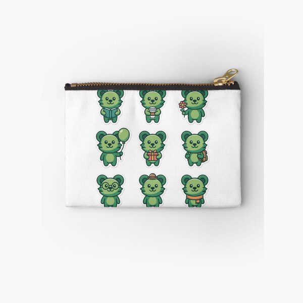 Item preview, Bunch Green Bear Cartoon illustration graphic art designed and sold by MagicMaker1984.