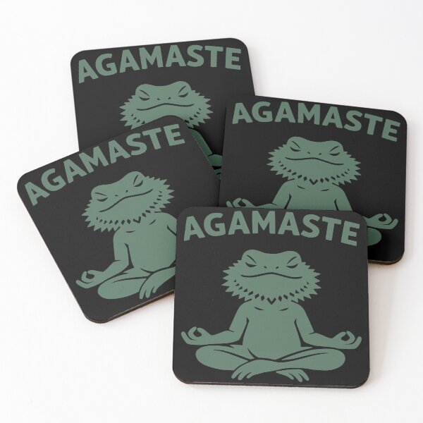 Item preview, Namaste, Agama: The Yoga Lizard designed and sold by AlyxoGer✅.