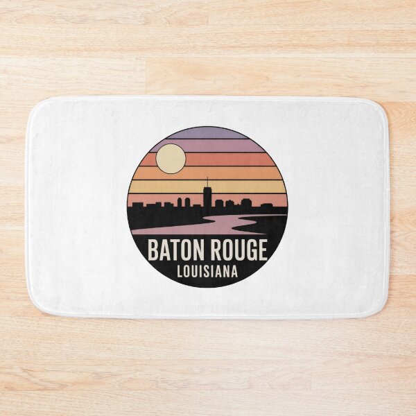 Item preview, Baton Rouge Louisiana: Sunset Skyline River Cream Moon designed and sold by CircinusStore.