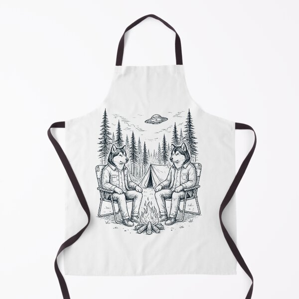 Item preview, Vintage Alaskan Malamute Camping UFO Dog Mom Dad Lover designed and sold by TerryConnells.